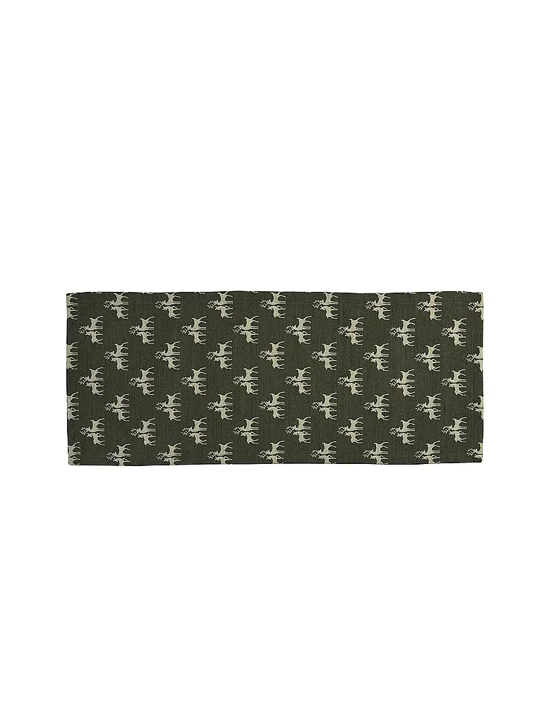 SANDER | Camino de mesa navideño 40x150cm MONTAGNE Khaki | Oliva