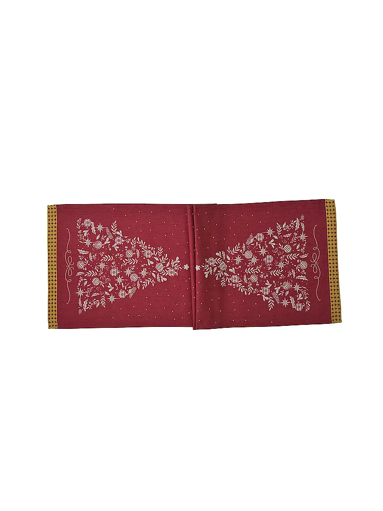 SANDER | Camino de mesa navideño 47x150cm CHEF TREE Rojo | Rojo