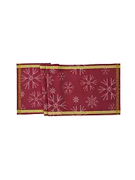 SANDER | Tischläufer navideño 47x150cm Olive Red | Rojo