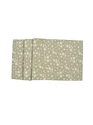 SANDER | Camino de mesa navideño 50x140cm STELLE D'ORO Taupe | Marrón claro