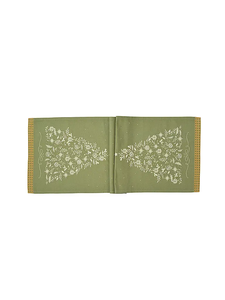 SANDER | Camino de mesa navideño CHEF TREE 47x150cm Oliva | Oliva