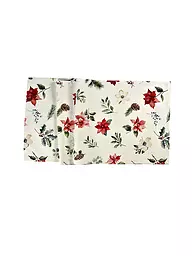 SANDER | Camino de mesa X-MAS FLOWERS 50x140cm Original | Crema
