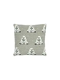 SANDER | Funda de cojín navideña 35x50cm BOREAS Rock | Gris