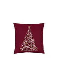 SANDER | Funda de cojín navideña 45x45cm GINO Red | Rojo oscuro