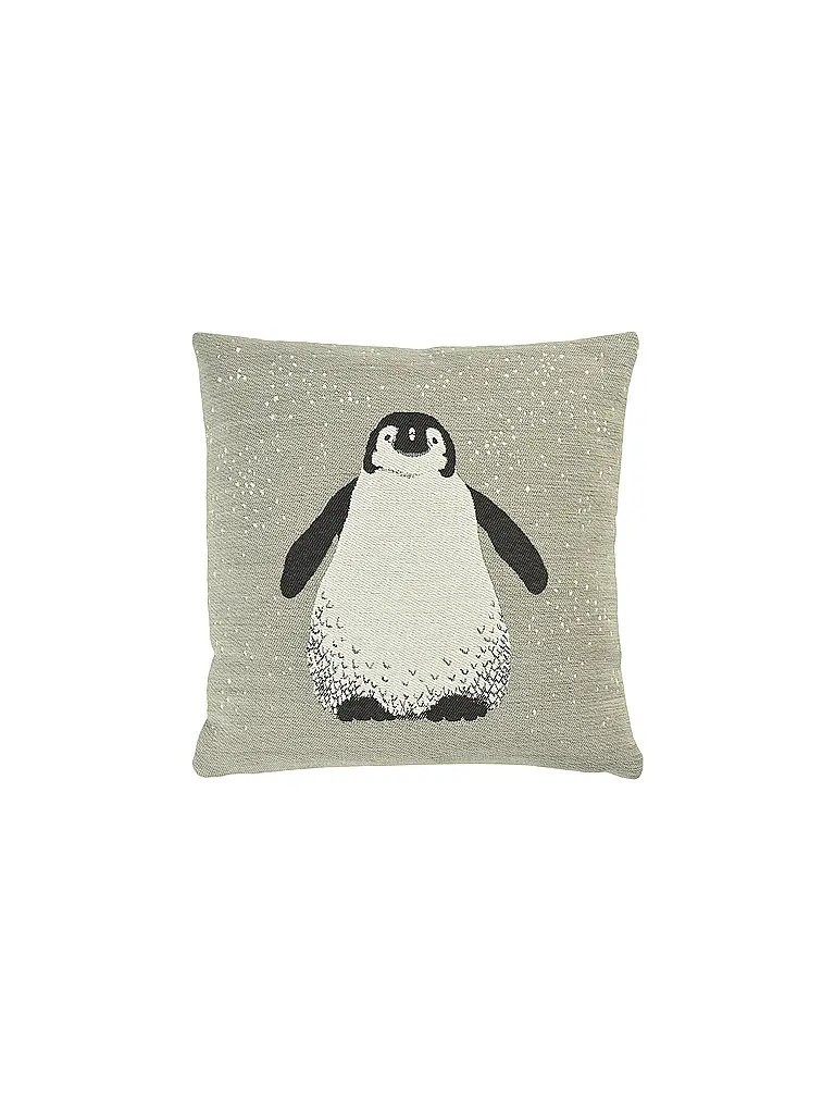 SANDER | Funda de cojín navideña 45x45cm PING Rock | Gris