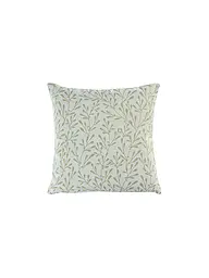 SANDER | Funda de cojín navideña 50x50cm MISTY Crudo/Verde | Beige