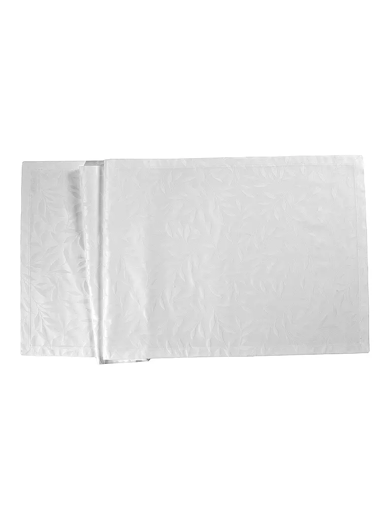 SANDER | Mantel de mesa COMO DAMAST redondo 170cm Blanco | Blanco
