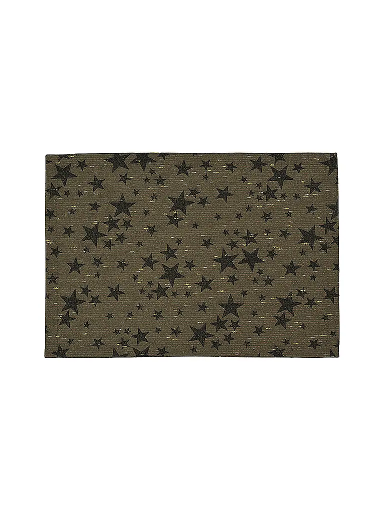 SANDER | Mantel individual navideño 35x50cm STELLE D'ORO Coffee | Marrón