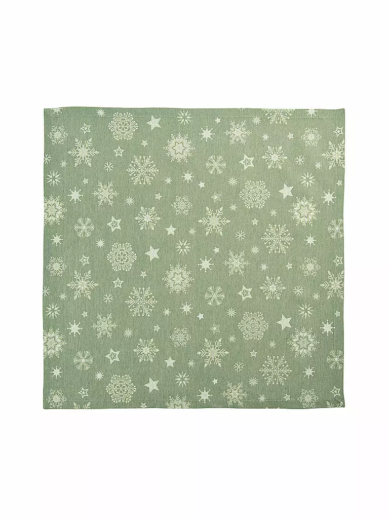 SANDER | Mitteldecke CRISTALLO NEVE 85x85cm Jade | Verde claro