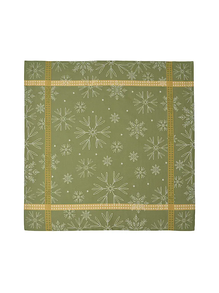 SANDER | Mitteldecke navideña 100x100cm VAIL Olive | Oliva