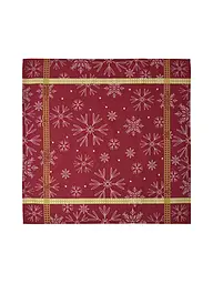 SANDER | Mitteldecke navideña 100x100cm VAIL Olive | Rojo