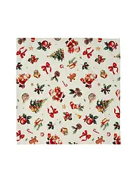 SANDER | Mitteldecke navideña 85x85cm CAPTAIN REINDEER Original | Crema