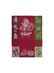 SANDER | Paño de cocina navideño 50x70cm CHEF SANTA Rojo/Verde | Rojo
