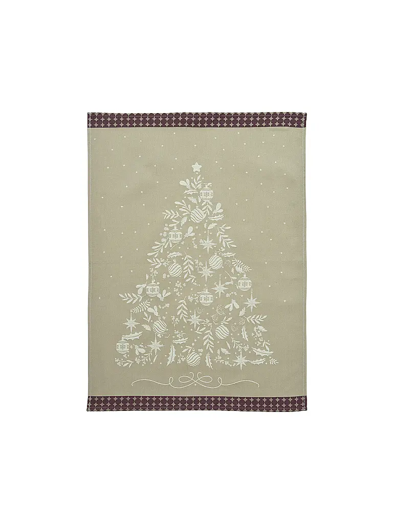 SANDER | Paño de cocina navideño 50x70cm CHEF TREE Linen | Beige