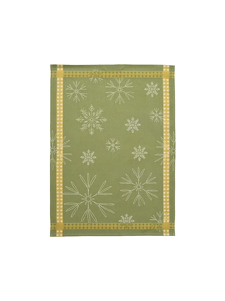 SANDER | Paño de cocina navideño 50x70cm VAIL Oliva | Verde claro