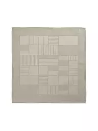 SANDER | Servilleta Lexie Damasco 45x45cm Blanco | Camel