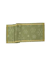 SANDER | Tischläufer navideño 47x150cm Olive Red | Oliva