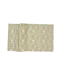 SANDER | Tischläufer navideño 50x140cm GINGER MAN Beige/Rojo | Beige