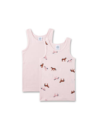 SANETTA | Top de niña, paquete de 2, rosa