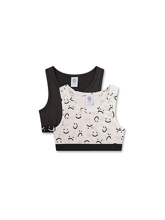 SANETTA | Bustier para niña, paquete de 2, marfil