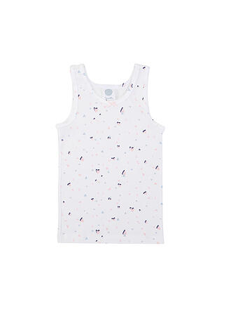 SANETTA | Camiseta interior para niña, paquete de 2, blanco