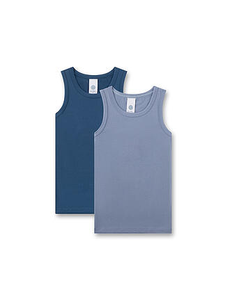SANETTA | Camiseta interior de niño, paquete de 2, stone wash