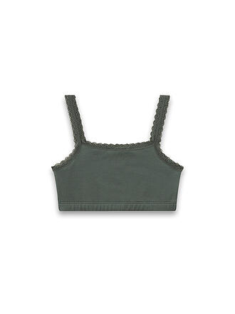 SANETTA | Bustier para niña verde hoja