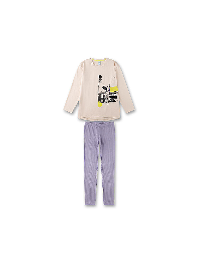 Sanetta Pijama de niña crema