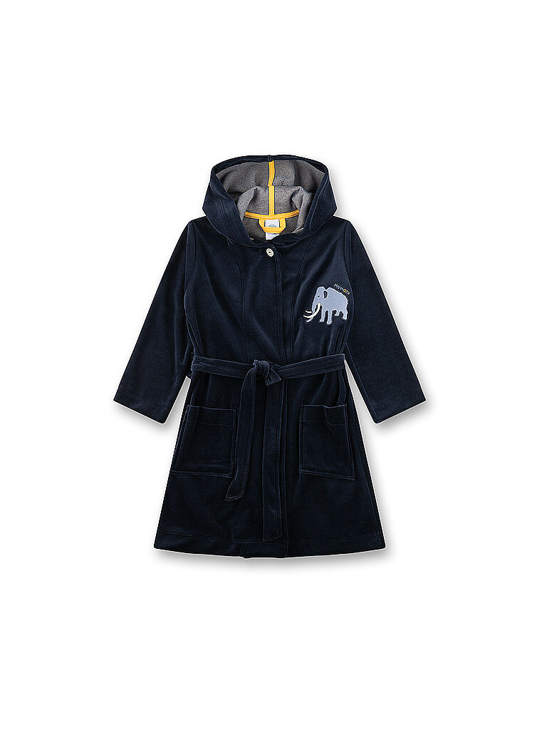 Sanetta Bademantel Jungen gris
