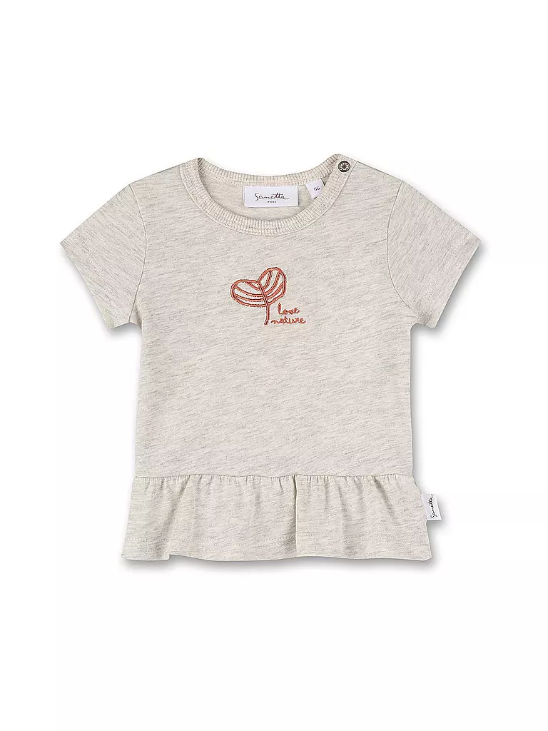 SANETTA | Baby T-Shirt  | Gris claro