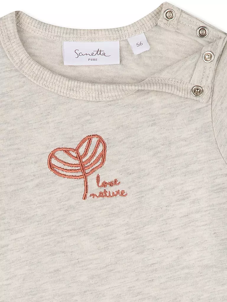 SANETTA | Baby T-Shirt  | Gris claro