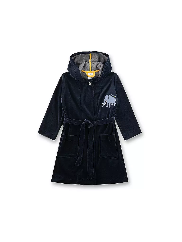 SANETTA | Bademantel Jungen | Gris