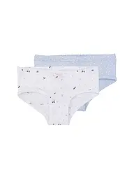 SANETTA | Bragas para niña, paquete de 2, blanco | Blanco