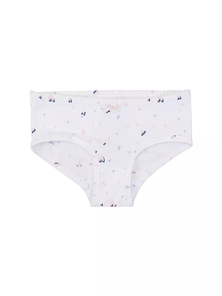 SANETTA | Bragas para niña, paquete de 2, blanco | weiss