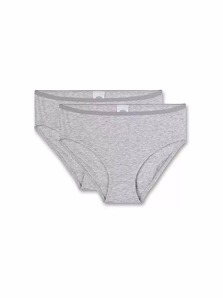 SANETTA | Bragas para niña, paquete de 2, gris claro | grau