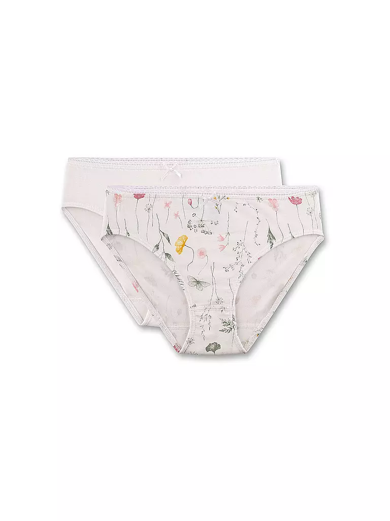 SANETTA | Bragas para niña, paquete de 2, whitepebb | creme