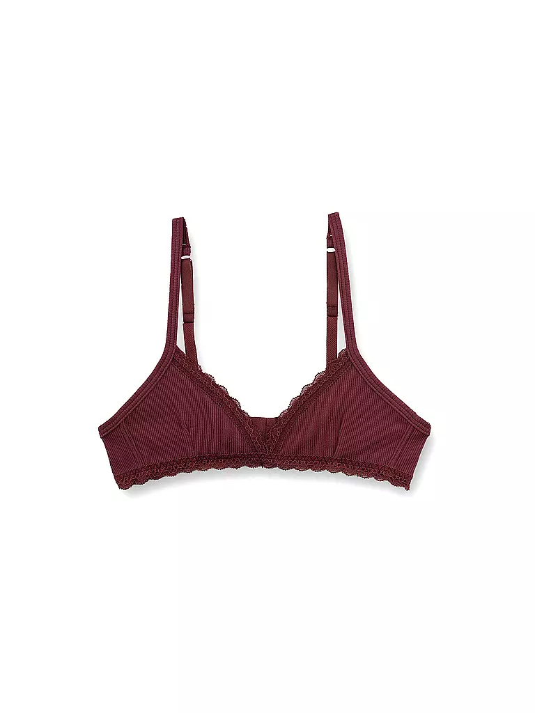 SANETTA | Bustier burdeos para niña | Rojo oscuro