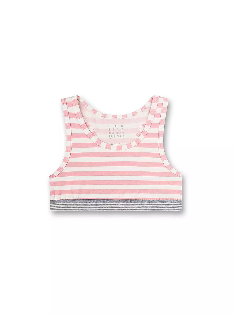 SANETTA | Bustier para niña, paquete de 2, gris claro | 