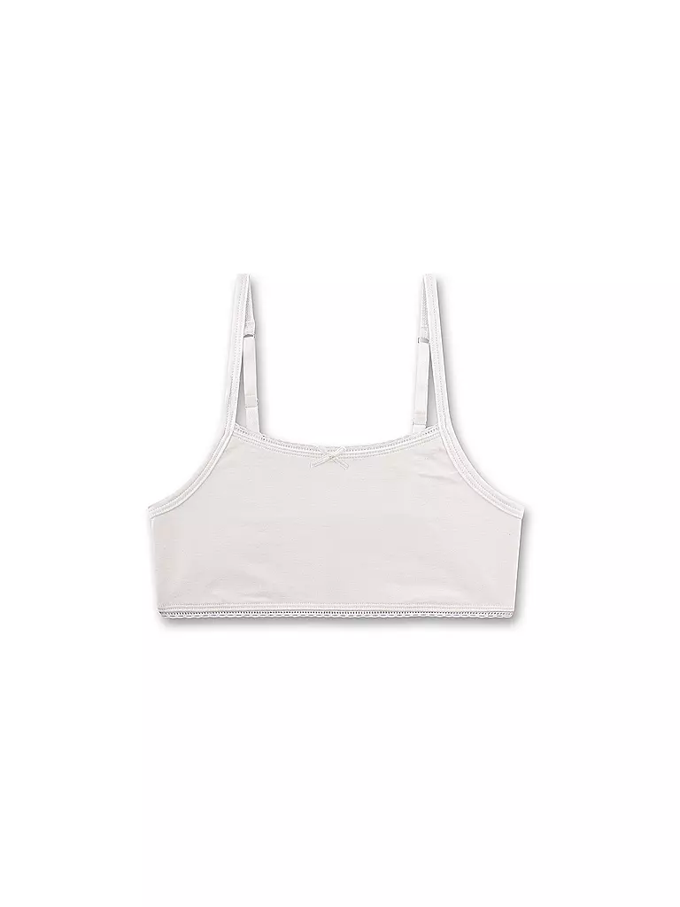 SANETTA | Bustier para niña, paquete de 2 whitepebb | 