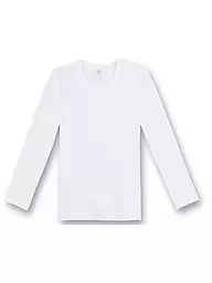 SANETTA | Camiseta de manga larga para niños Casual Cotton Weiss | Blanco