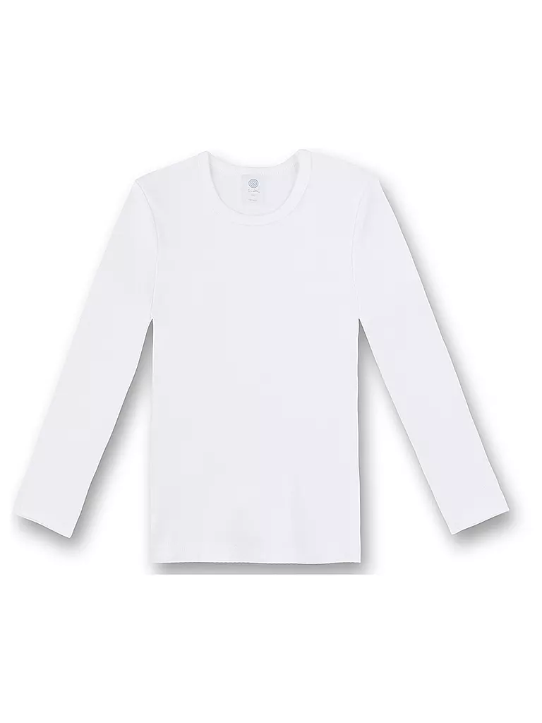 SANETTA | Camiseta de manga larga para niños Casual Cotton Weiss | weiss