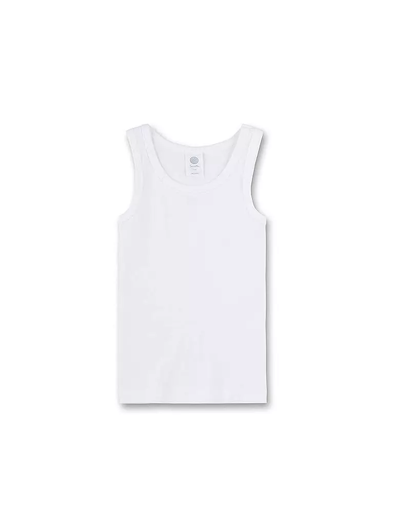 SANETTA | Camiseta interior casual de algodón para niño | weiss