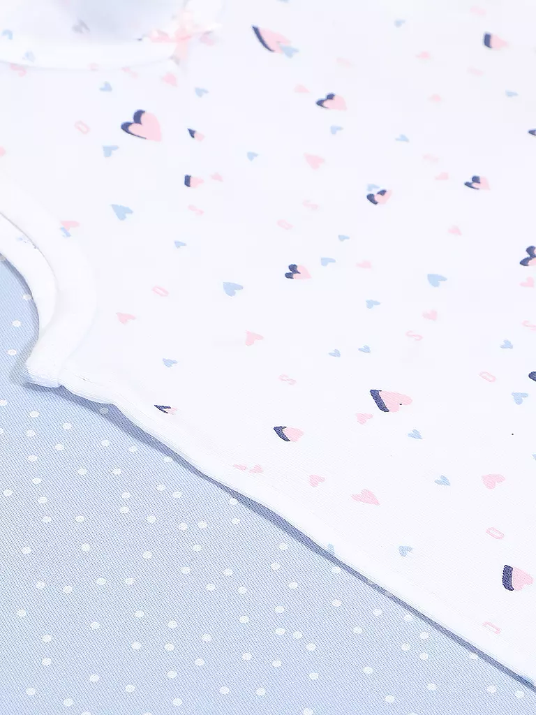 SANETTA | Camiseta interior para niña, paquete de 2, blanco | 