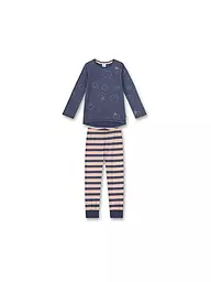 SANETTA | Conjunto de pijama para niña | Azul oscuro