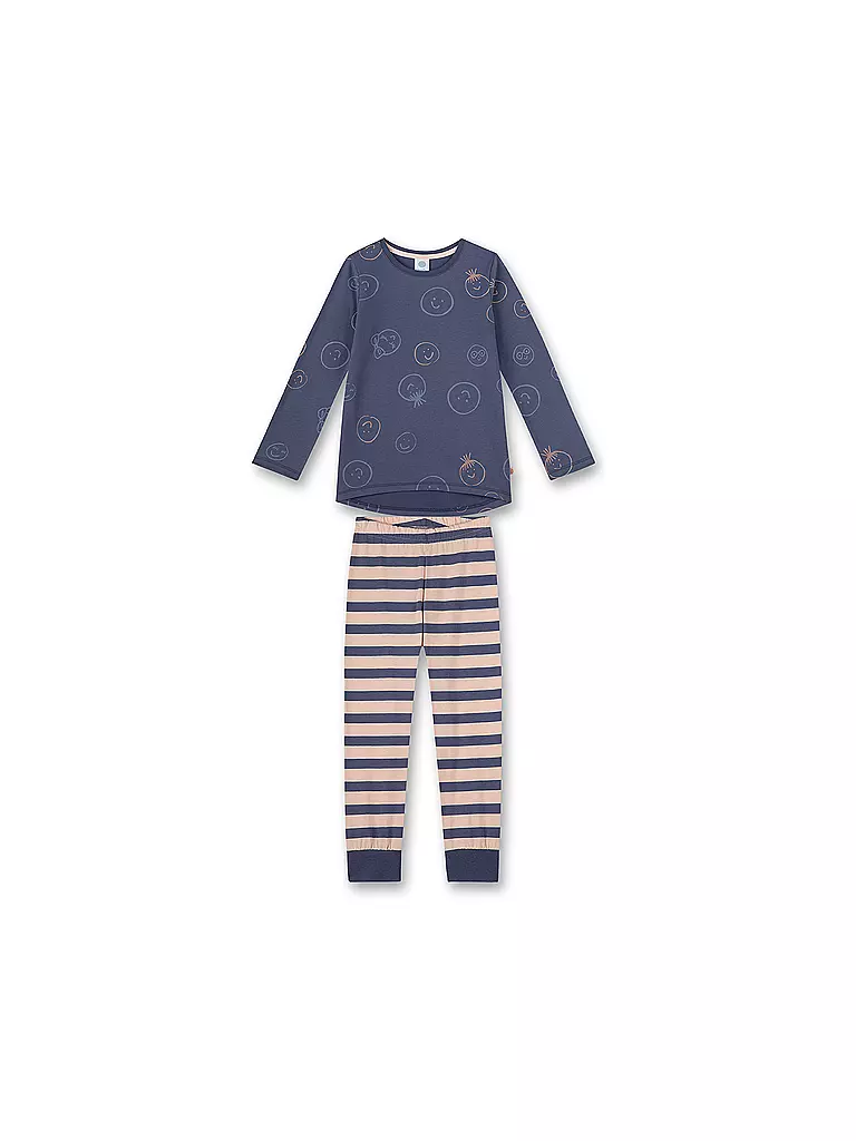 SANETTA | Conjunto de pijama para niña | Azul oscuro