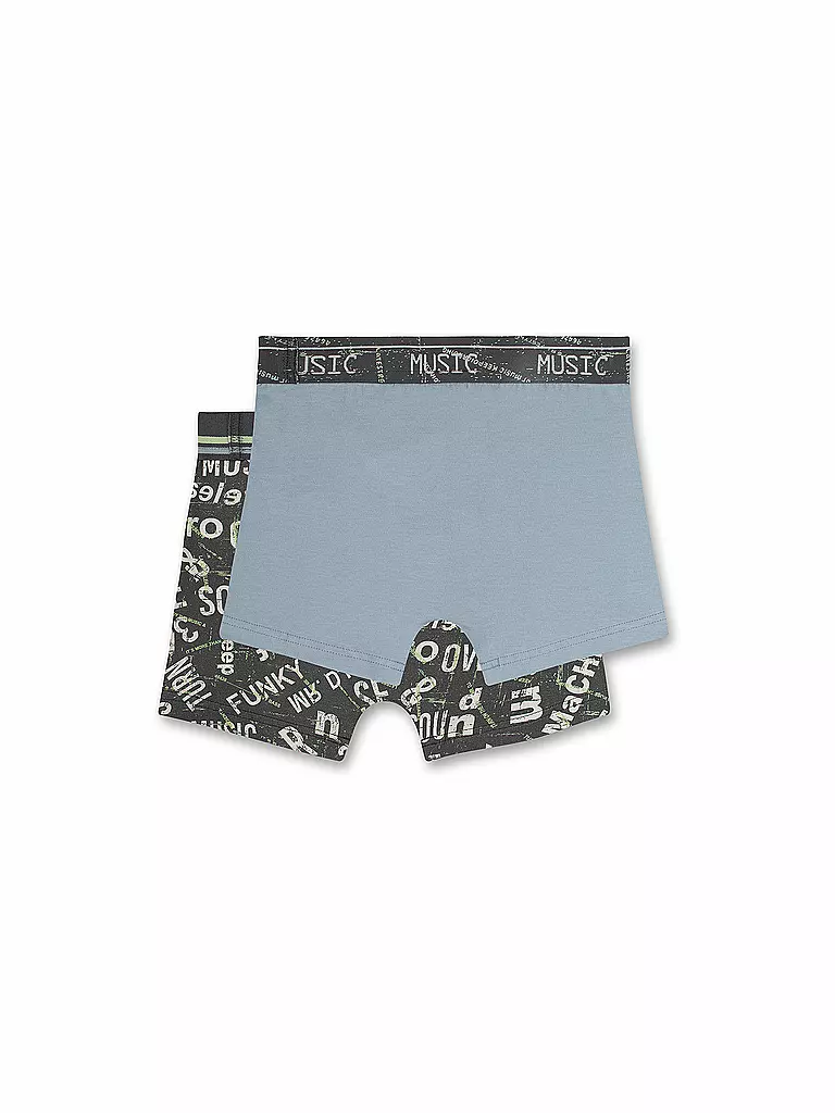 SANETTA | Jungen Pants 2er Pkg. WORDING | Gris