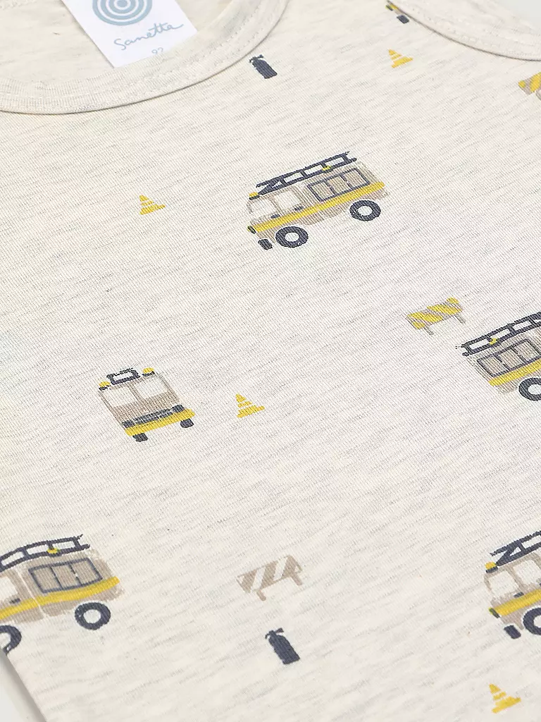 SANETTA | Jungen Unterhemd 2-er Pkg. nature mel | Beige