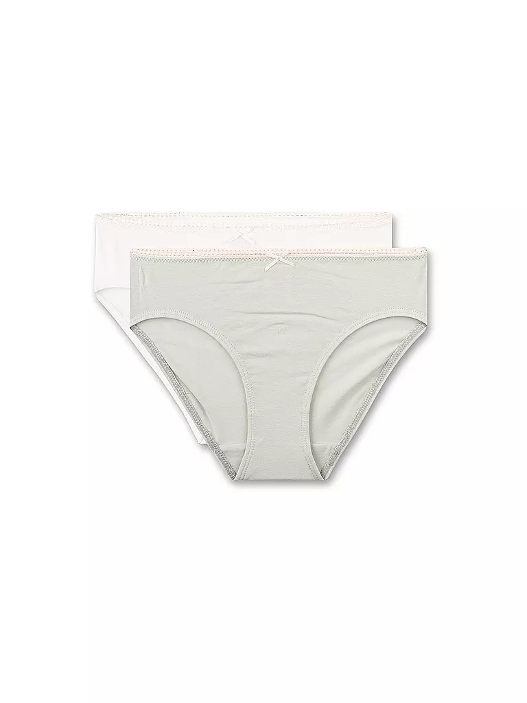 SANETTA | Mädchen Slip 2er Pkg. blue smoke  | Verde claro