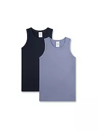 SANETTA | Pack de 2 camisetas de tirantes para niño con lavado a la piedra | Gris
