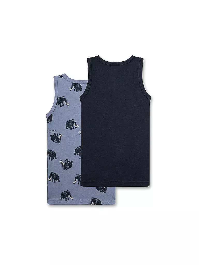 SANETTA | Pack de 2 camisetas de tirantes para niño con lavado a la piedra | 